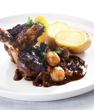 het Haantje in Rode Wijn glutenvrij