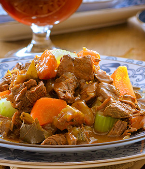 Rundvlees stoofschotel met rozemarijn