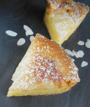 Perentaart  met amandelen