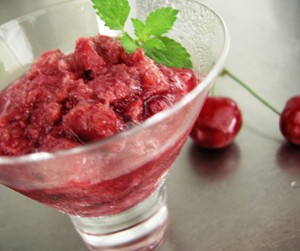 Granita  van kersen met kriek