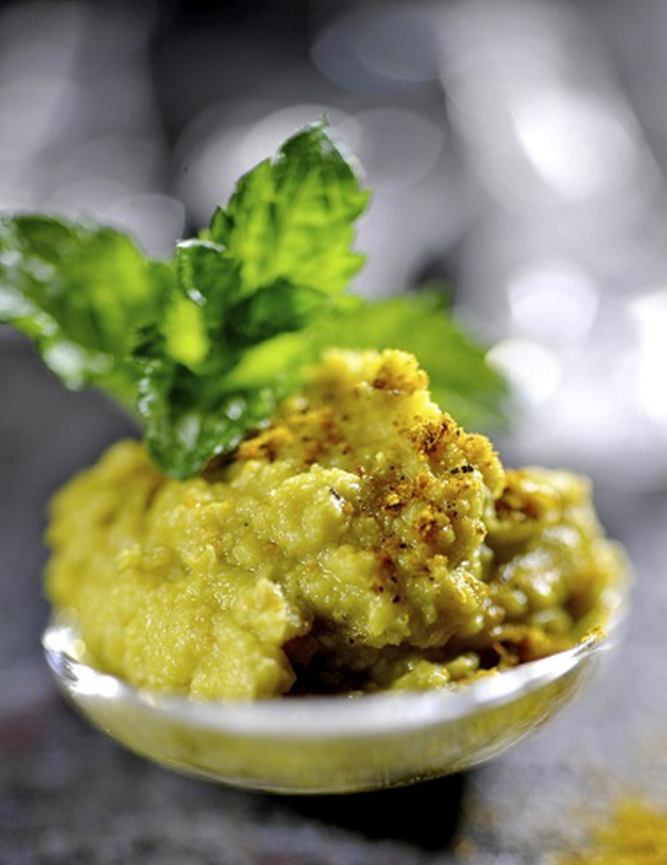 Tuinbonenpuree met kerrie 