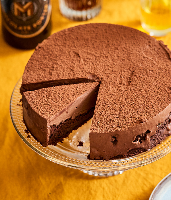 Dubbel chocoladetaartje 