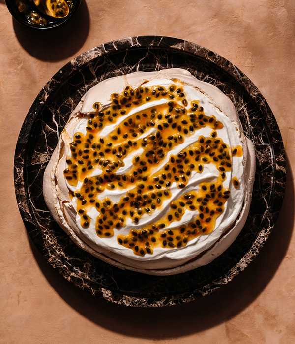 Tropische passiepavlova 