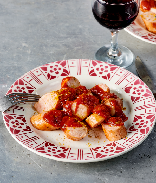 Curryworst met 'hausgemachte' saus 
