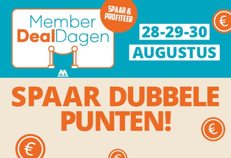 Het zijn weer Mitra Member Deal Dagen!