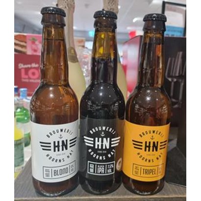 Hoorns Nat Blond/Black IPA/Tripel