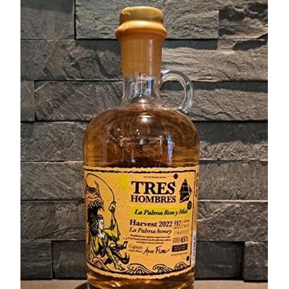 TRES HOMBRES  La Palma Ron y Miel Harvest 2022